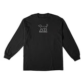 Krooked - El Perro LS Tee (Black/White)